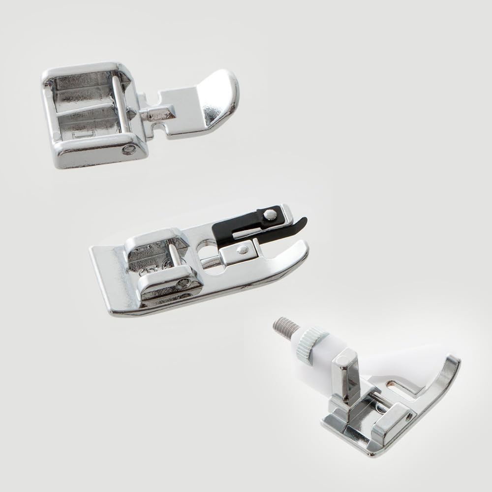 Amazon.com: 3 Presser Foot Set for Sewing Machine | Zipper Foot